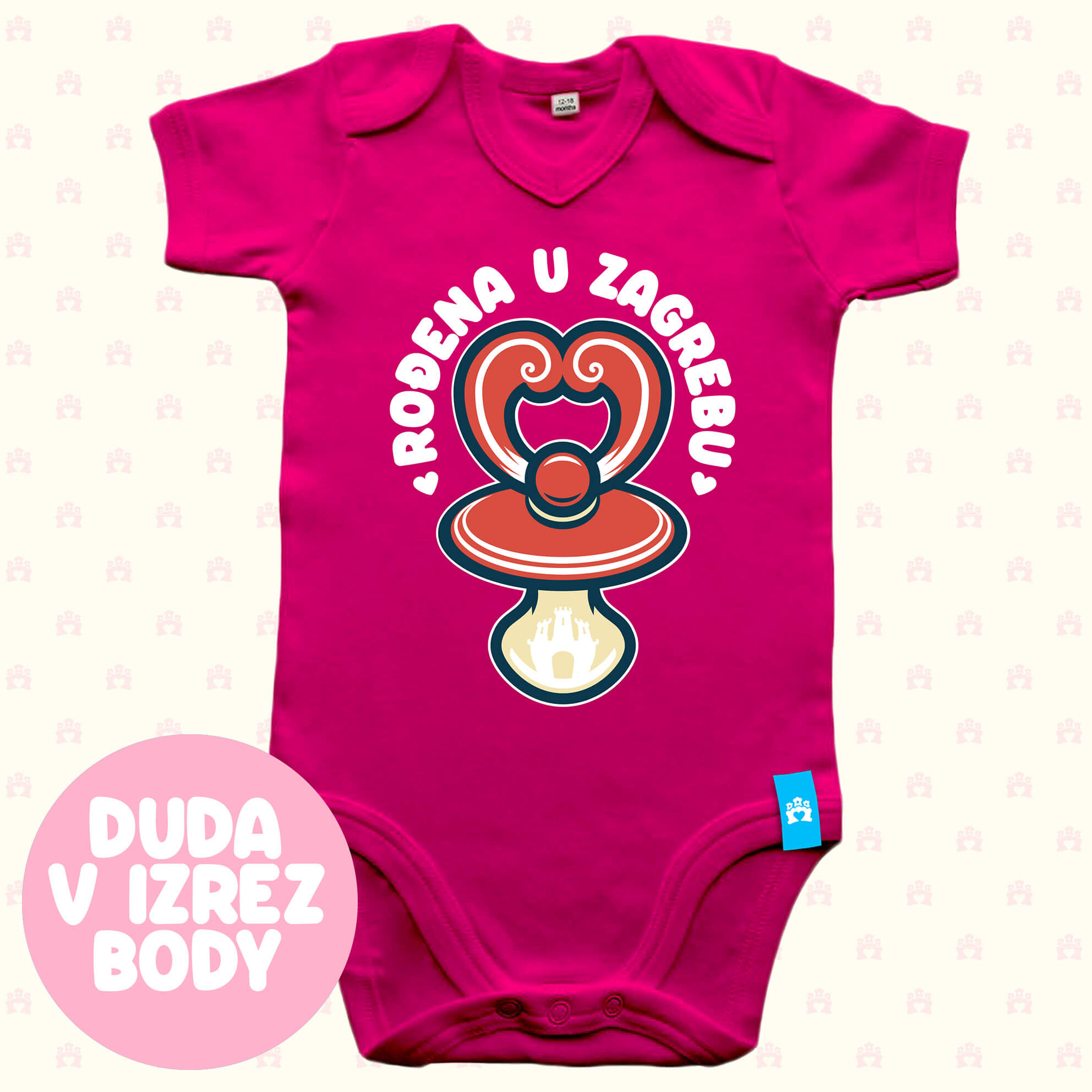Body fuchsia v izrez - Image 3