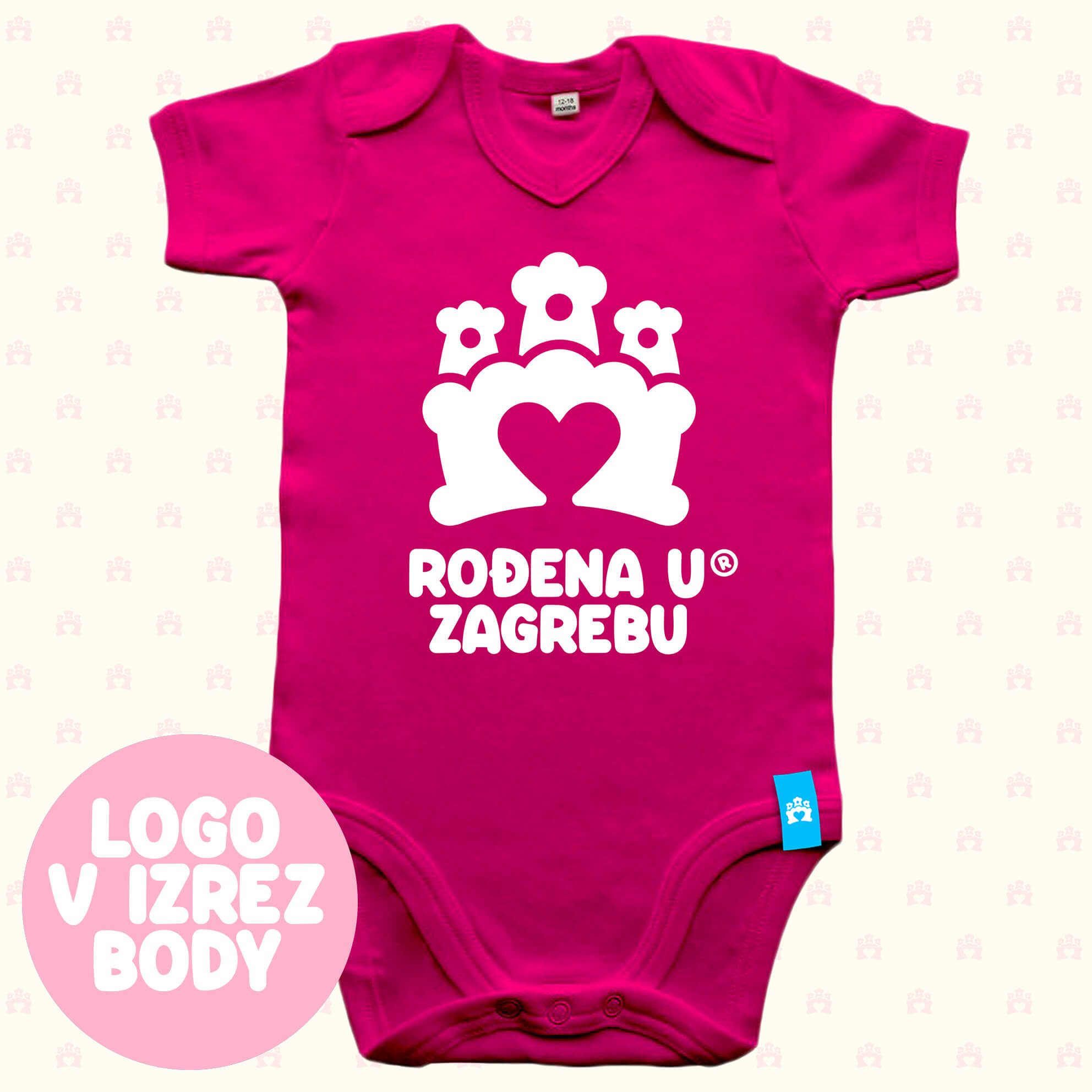 Body fuchsia v izrez - Image 2