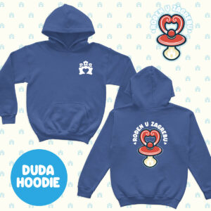 Rođen u Zagrebu Hoodie royal blue - odaberite dizajn